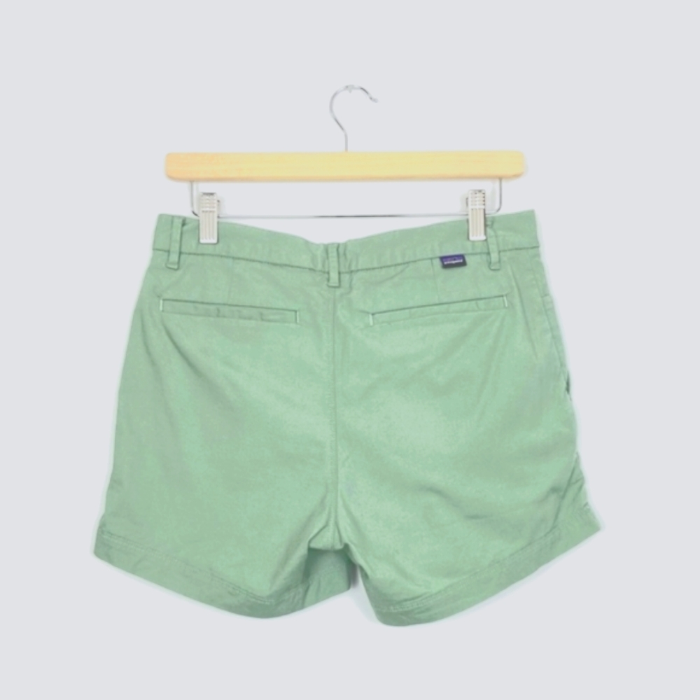 Patagonia High Rise Stretch All-Wear Shorts mint green